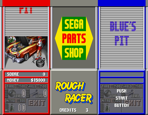 Rough Racer (Japan, Floppy Based, FD1094 317-0058-06b) Screenshot 1